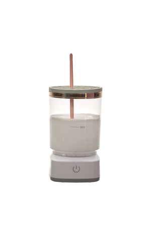 Nettoyeur de pinceaux USB auto-rotatif - Blanc