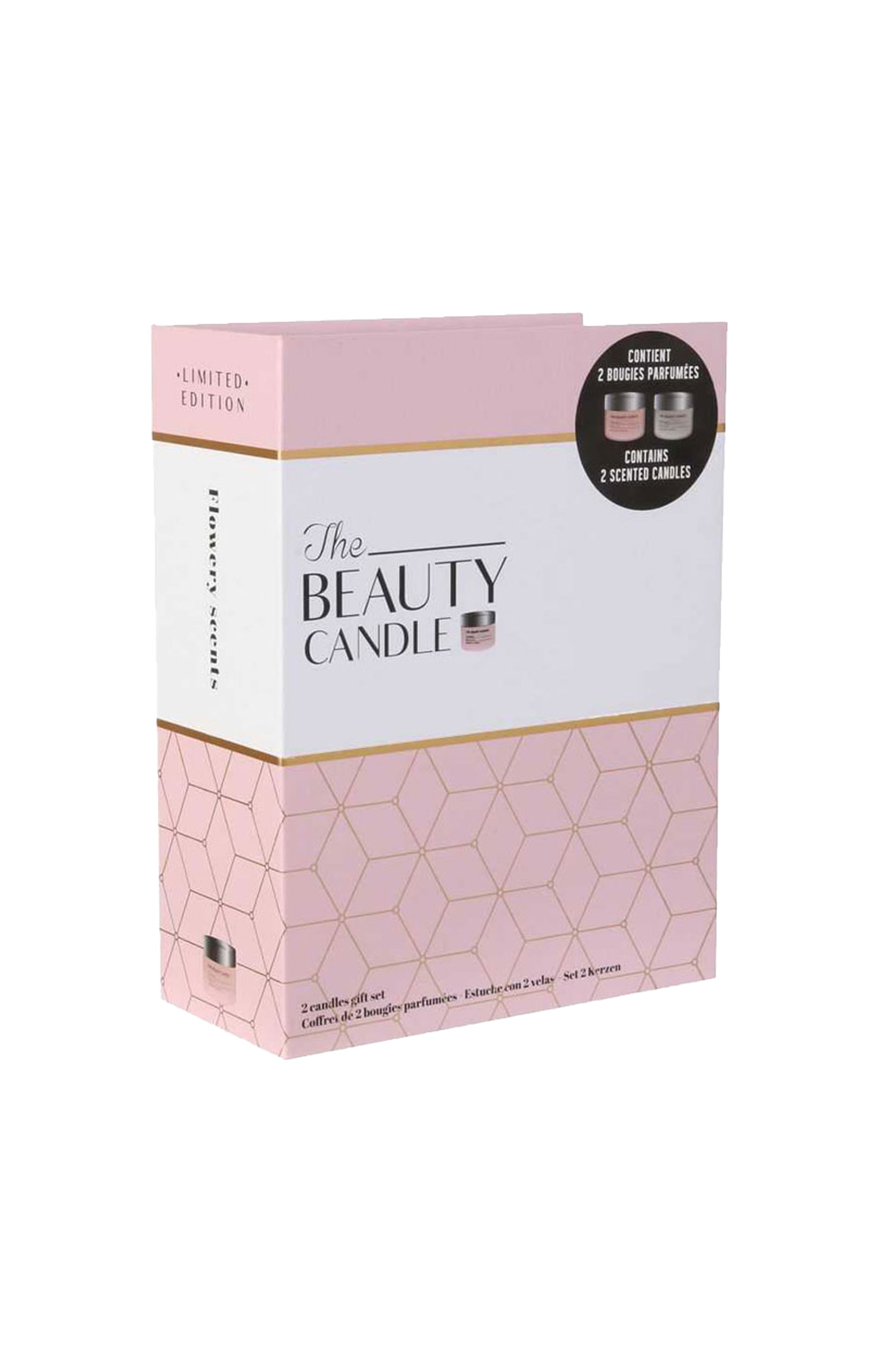 Coffret bougies parfumées - Beauty candle - 2 bougies - 9h