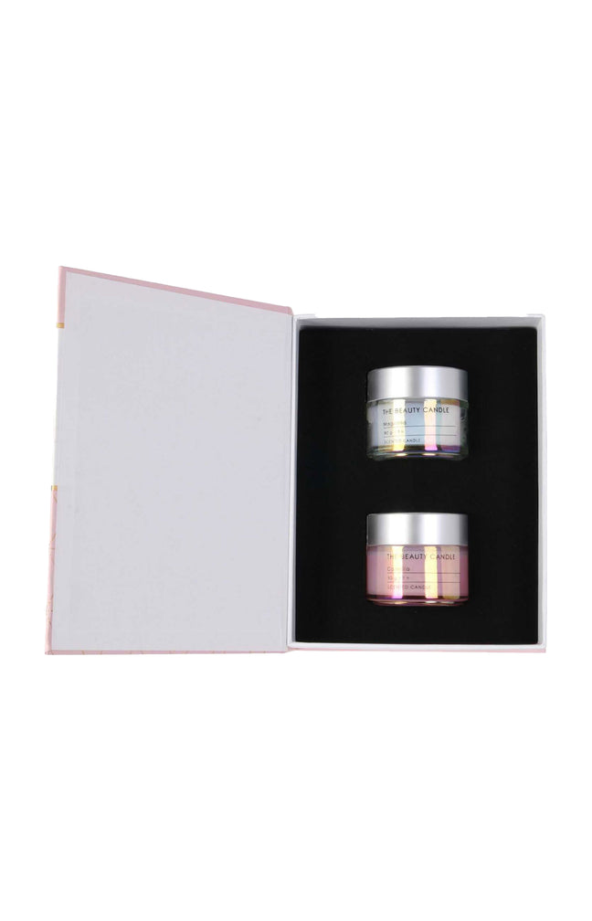 Coffret bougies parfumées - Beauty candle - 2 bougies - 9h