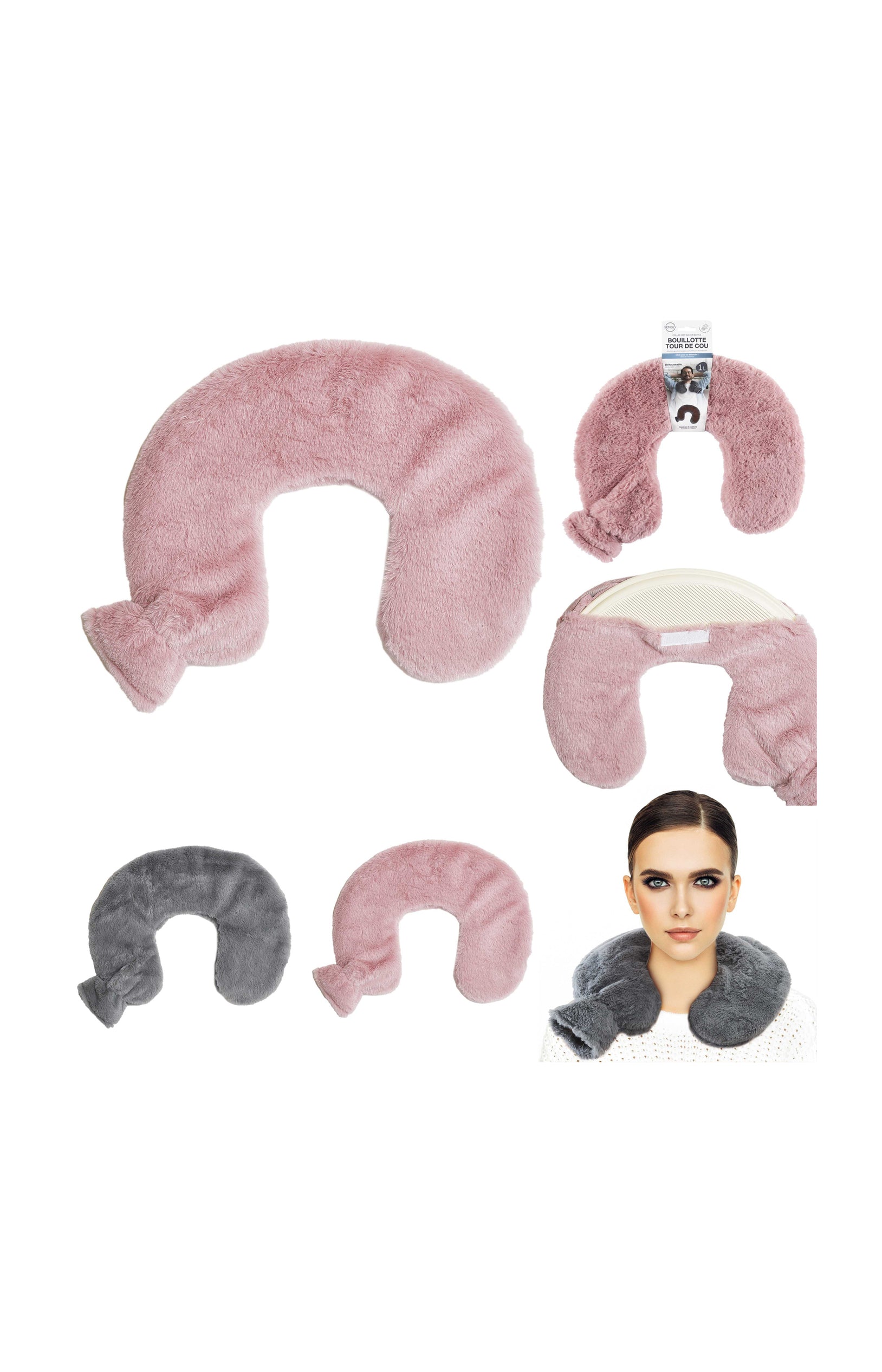 Bouillotte tour de cou - Coloris aléatoires