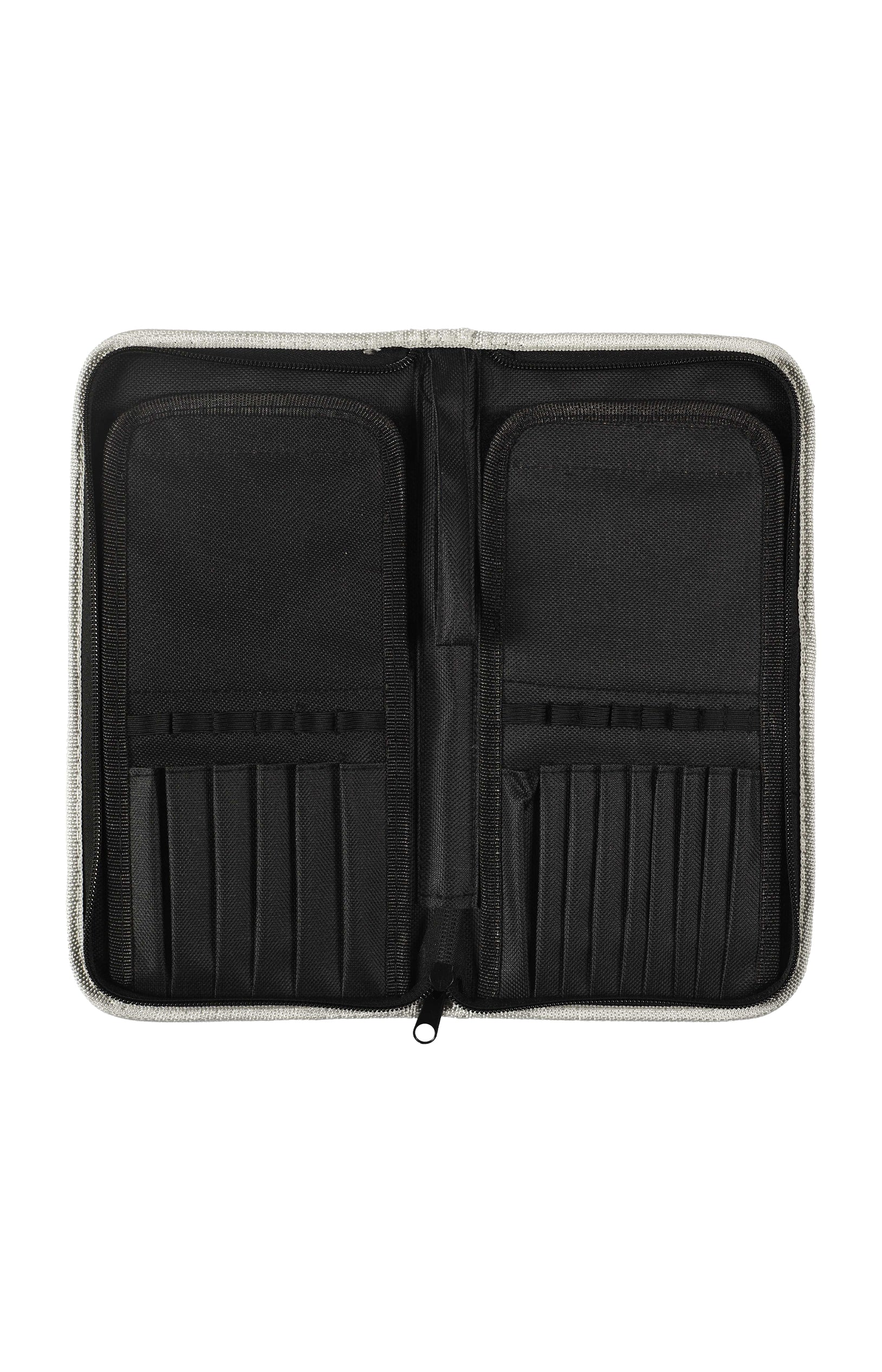 Trousse amovible pour 15 pinceaux - Noir