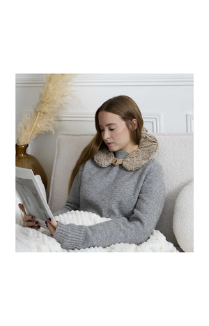 Bouillotte tour de cou & cervicales - Marron