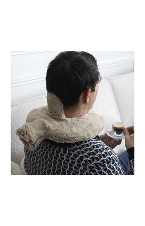 Bouillotte tour de cou & cervicales - Marron