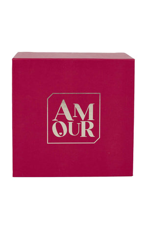 Bougie parfumée 3 mèches - Coffret cadeau Amour