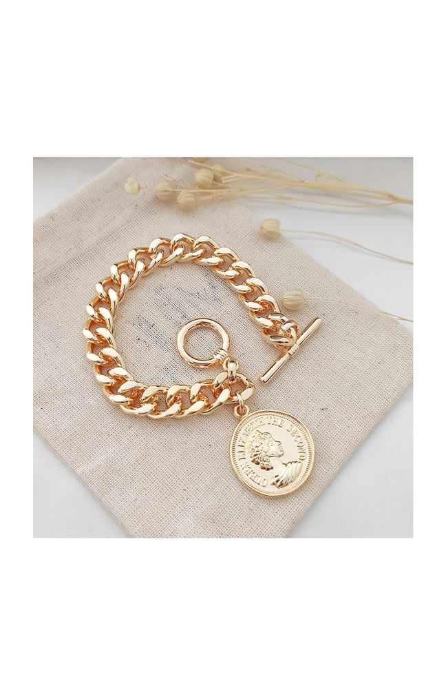 Bracelet - Laiton doré à l'or fin