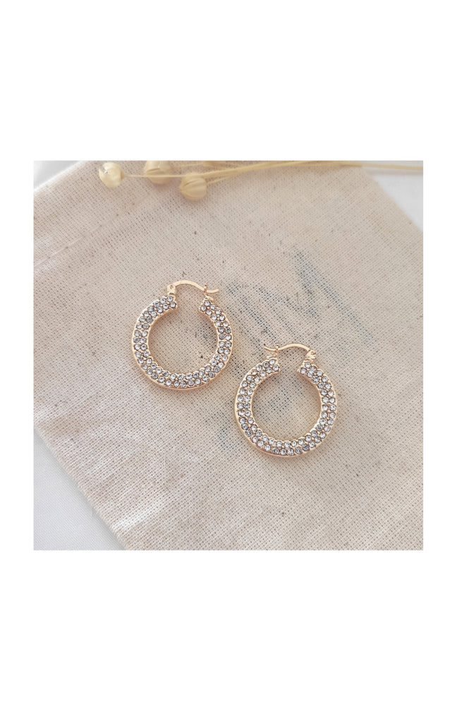 Créoles dorées à l’or jaune