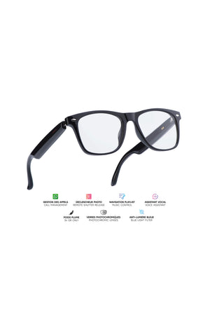 Lunettes connectées – Modèle Sirius - Noir