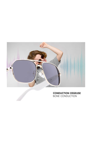 Lunettes connectées – Modèle Thalos - Blanc