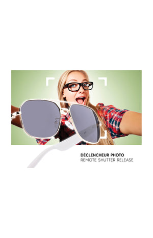 Lunettes connectées – Modèle Thalos - Blanc