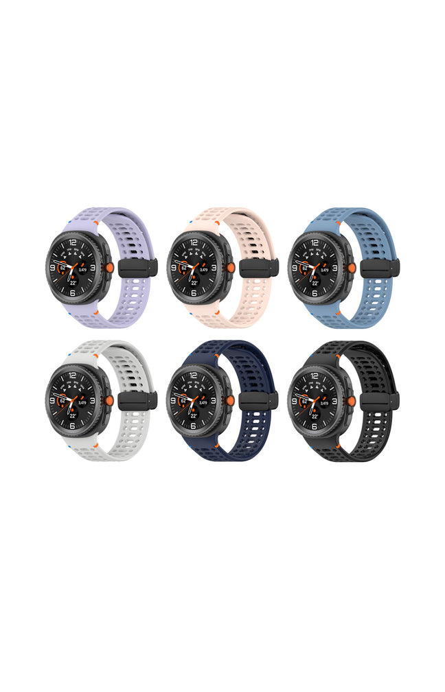 Pack de bracelets montres connectées - 6 couleurs