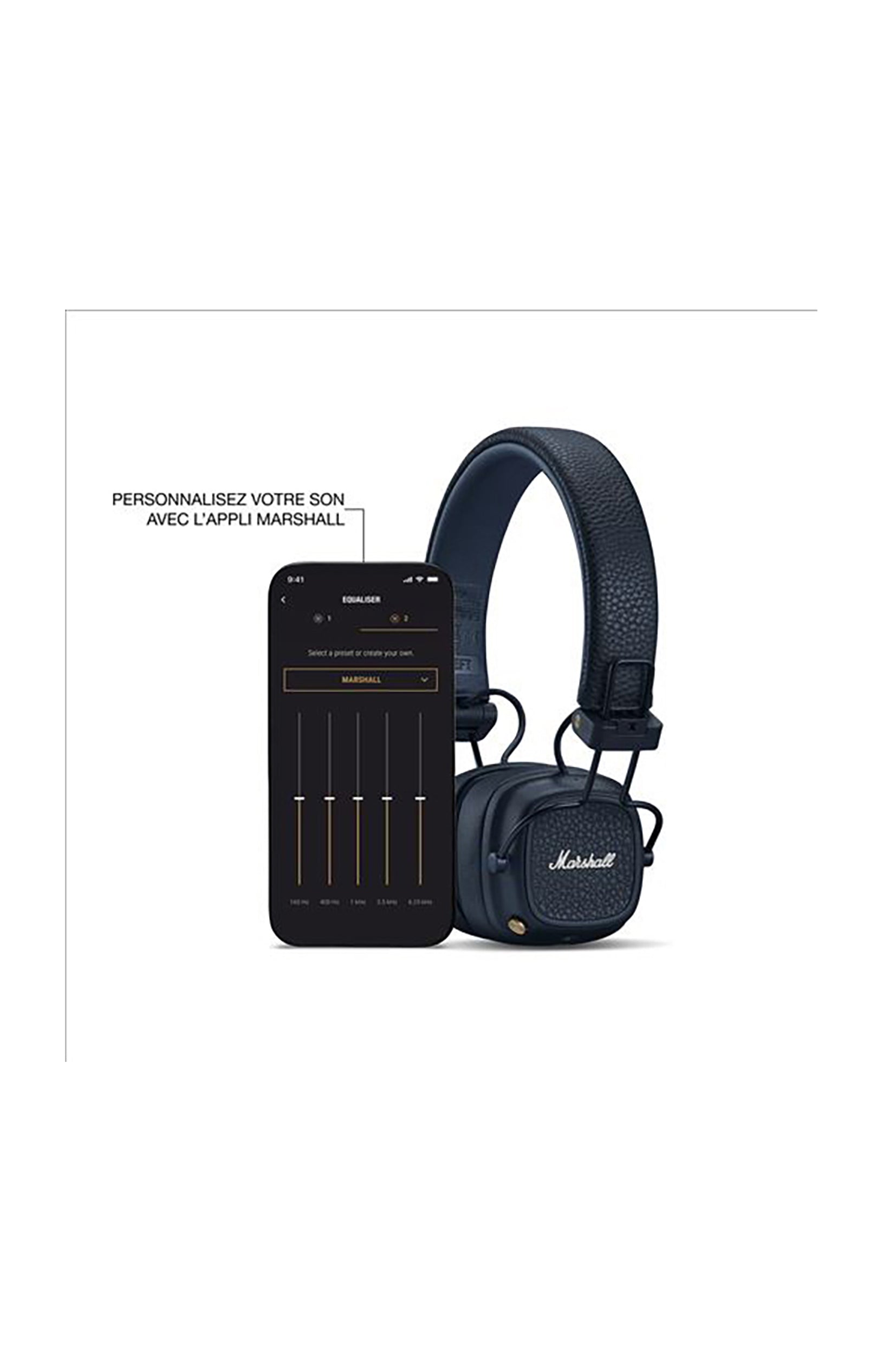 Casque bluetooth - Marshall Major V - Bleu