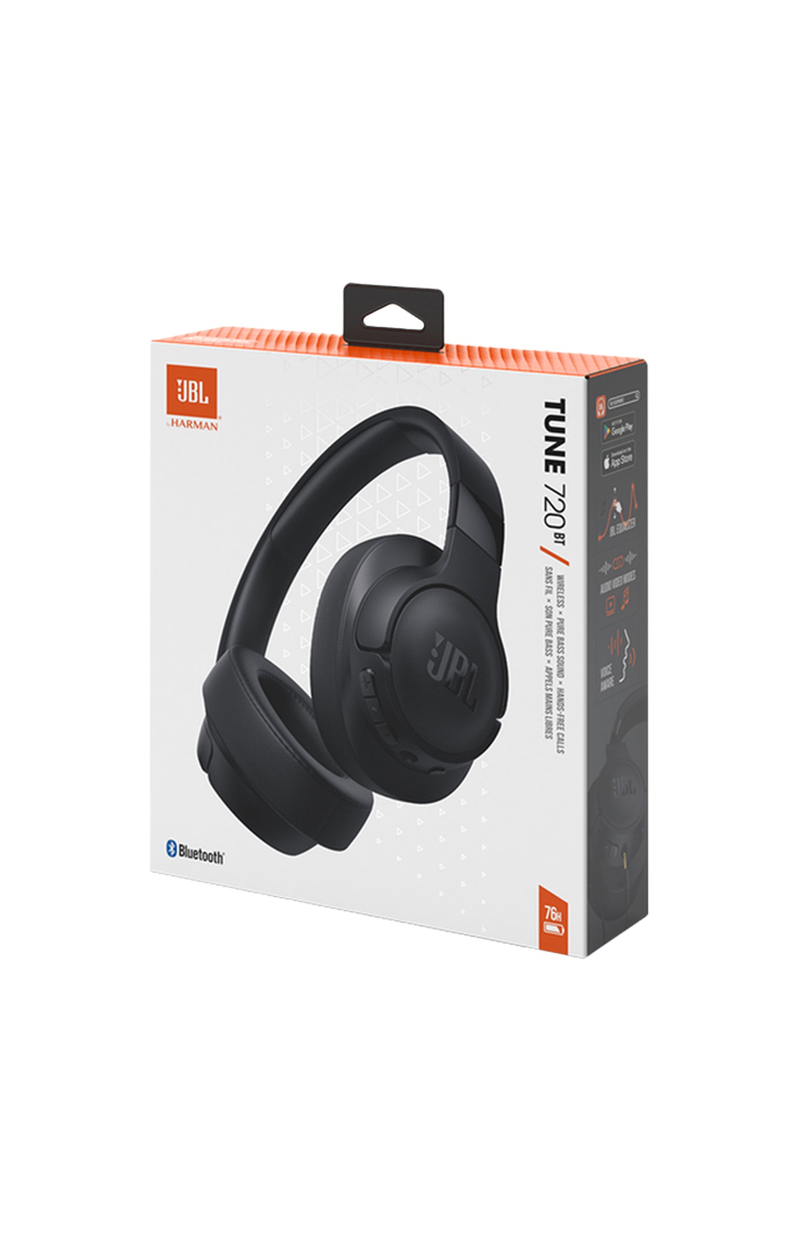 Casque bluetooth - JBL Tune 720BT - Noir