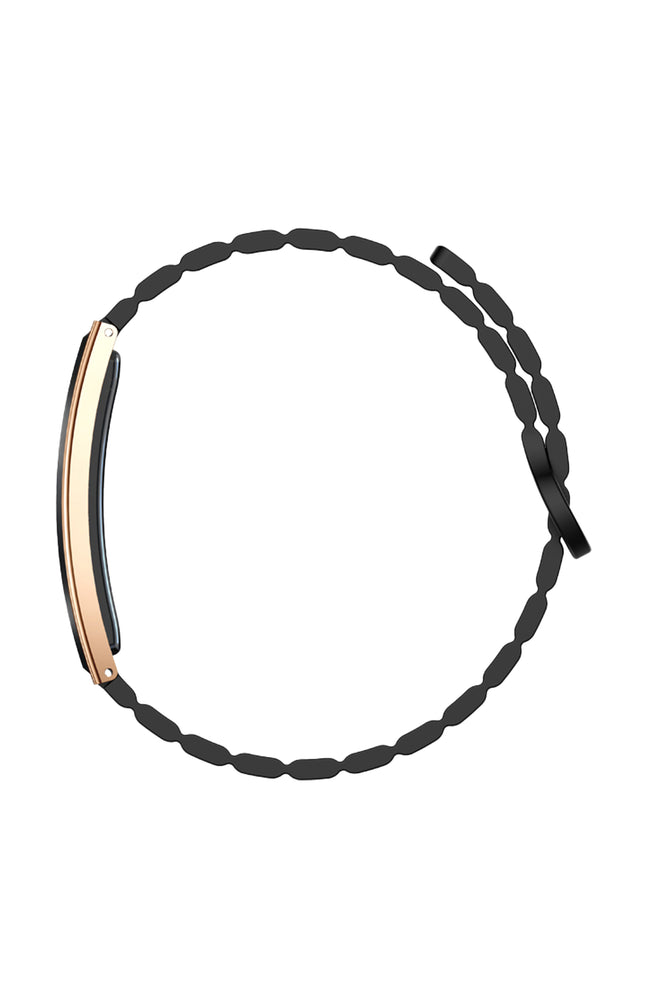 Bracelet connecté - Silicone - Noir