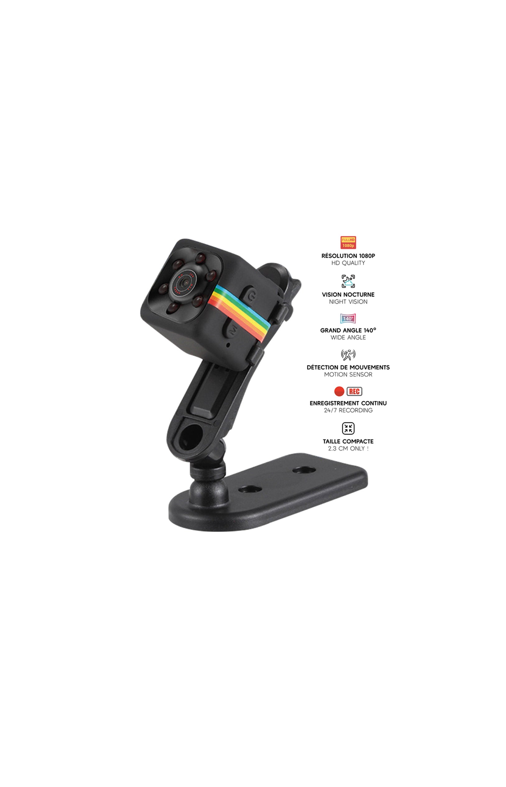 Mini caméra espion - Modèle Cubix