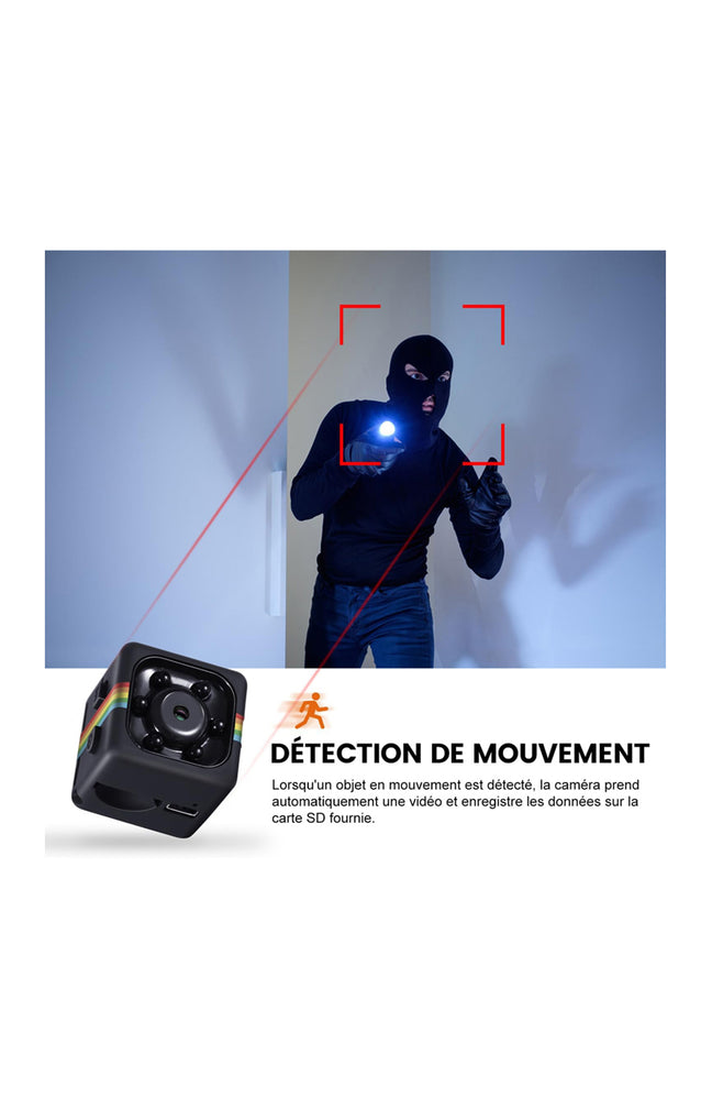 Mini caméra espion - Modèle Cubix