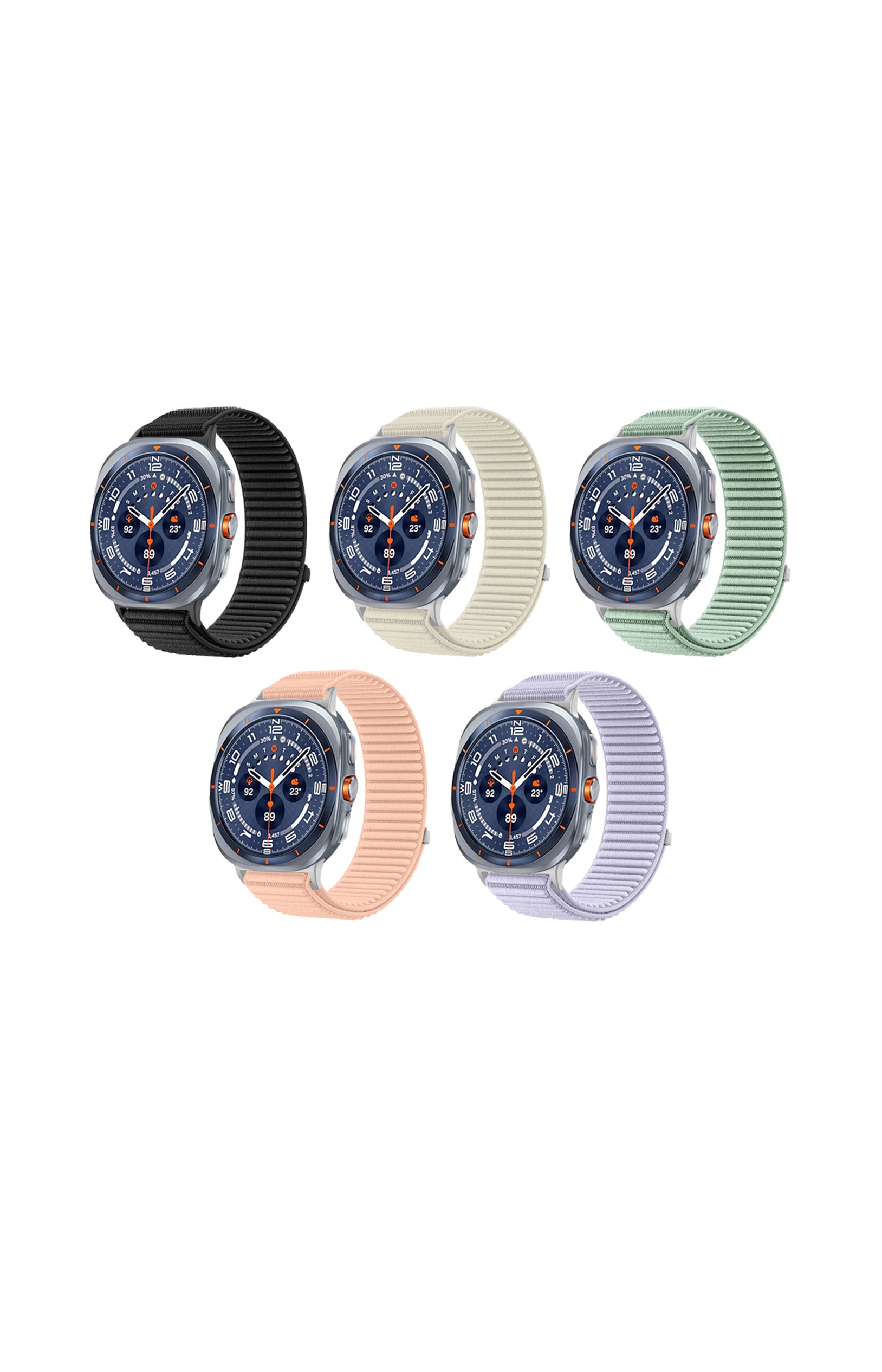 Pack de bracelets pour montres connectées - 5 coloris