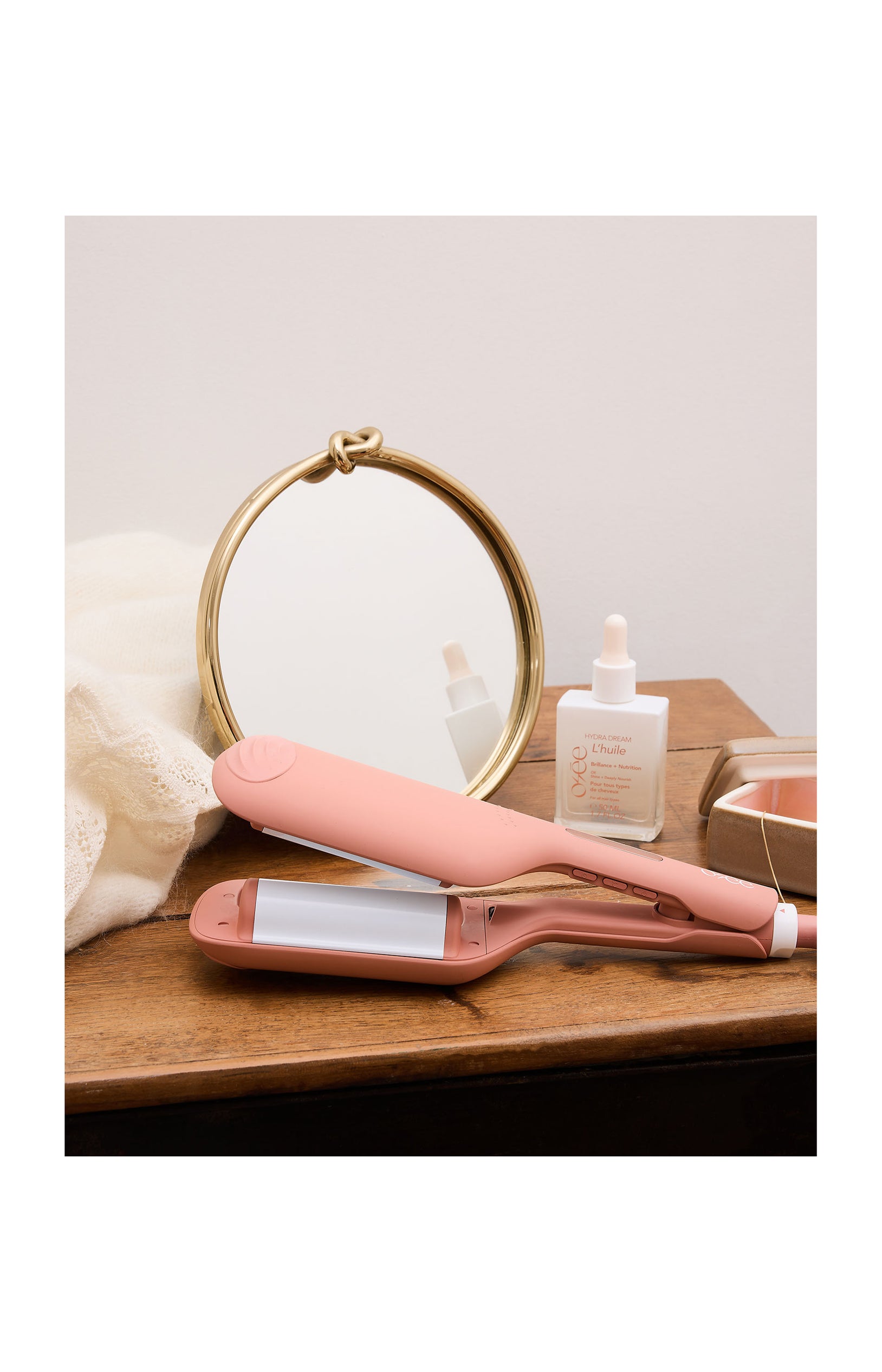 Fer à onduler triple baril - Party Waves - 32 mm - Rose