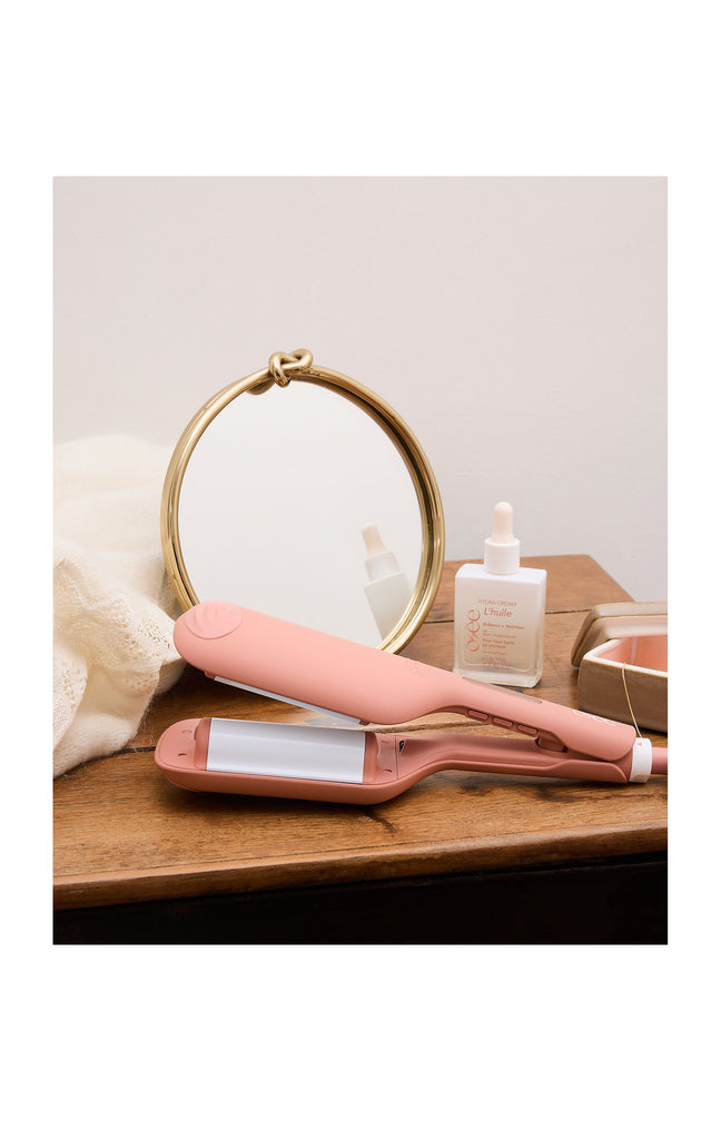 Fer à onduler triple baril - Party Waves - 32 mm - Rose