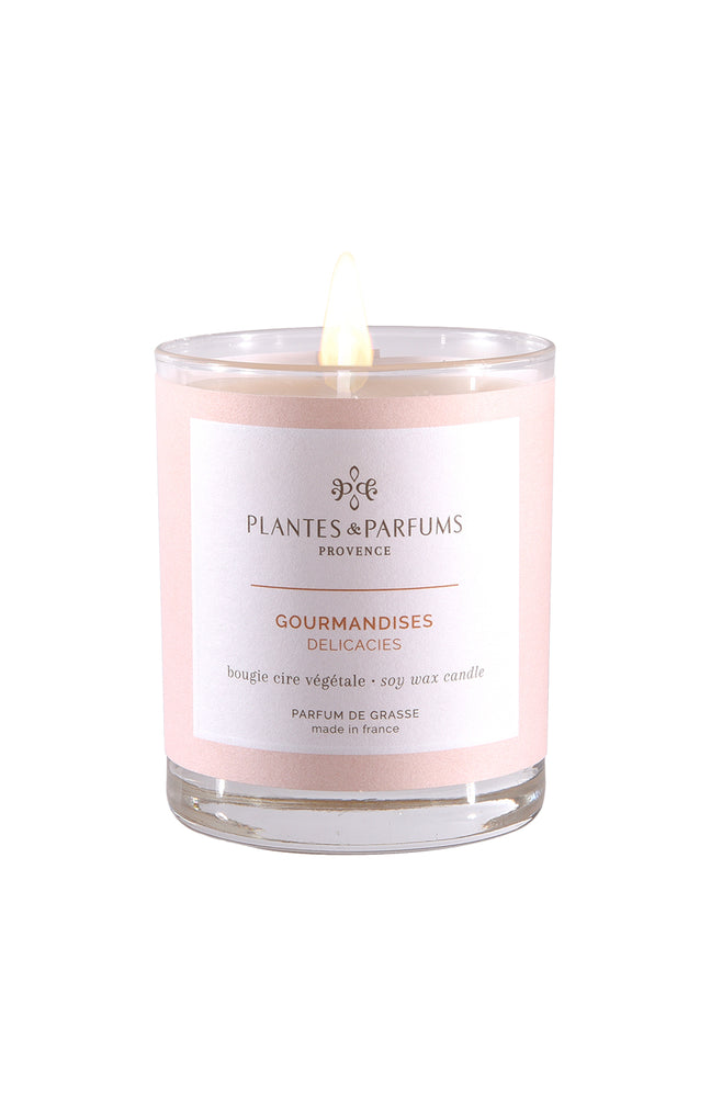 Bougie végétale parfumée - Gourmandises - 180 g