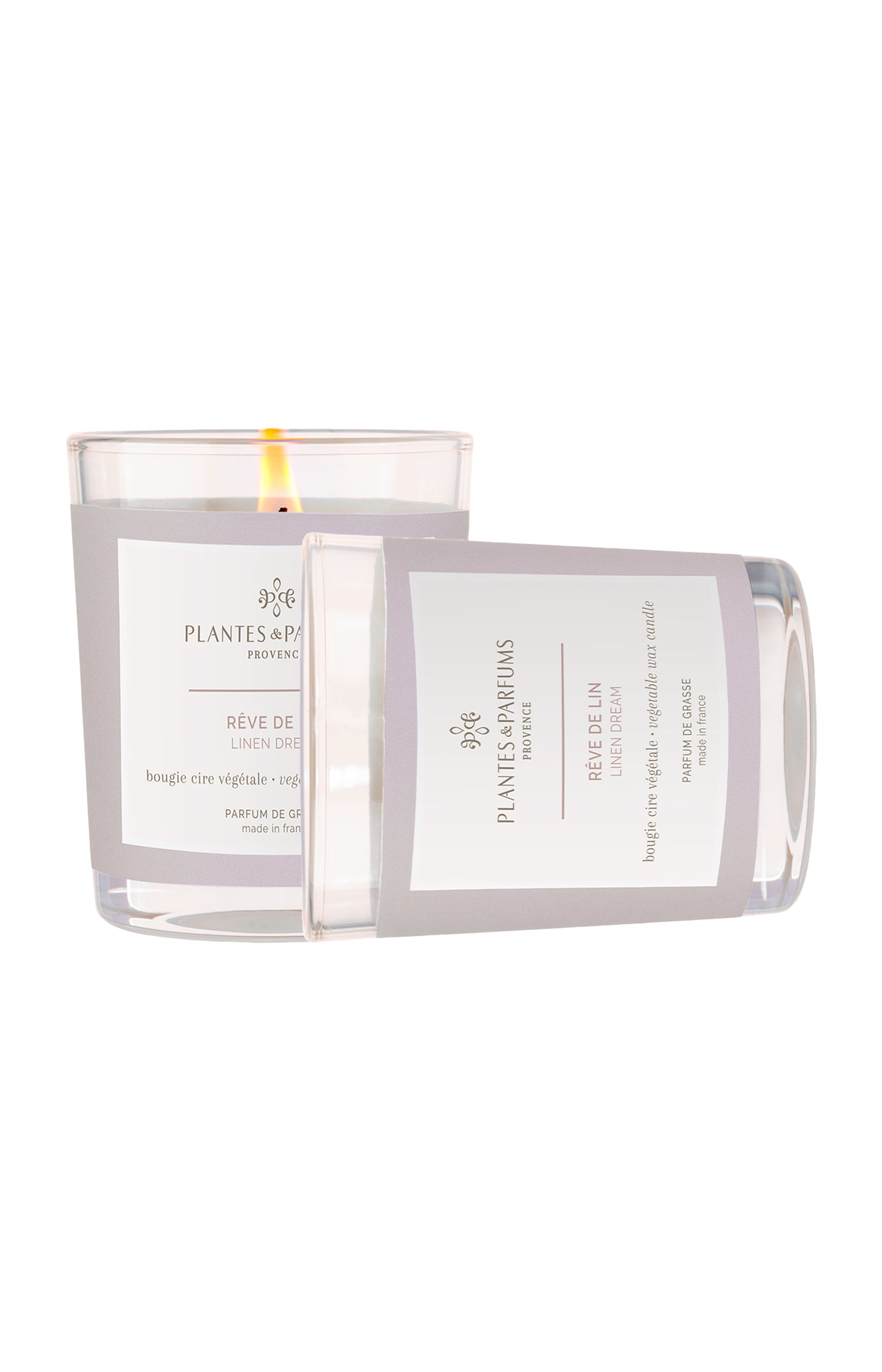 Bougie végétale parfumée - Rêve de lin - 75 g