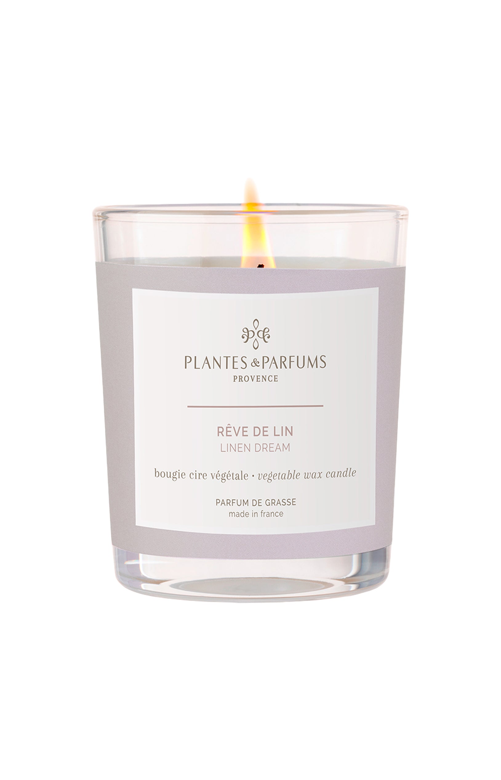 Bougie végétale parfumée - Rêve de lin - 75 g