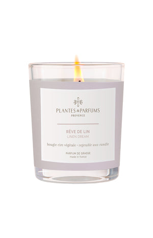 Bougie végétale parfumée - Rêve de lin - 75 g