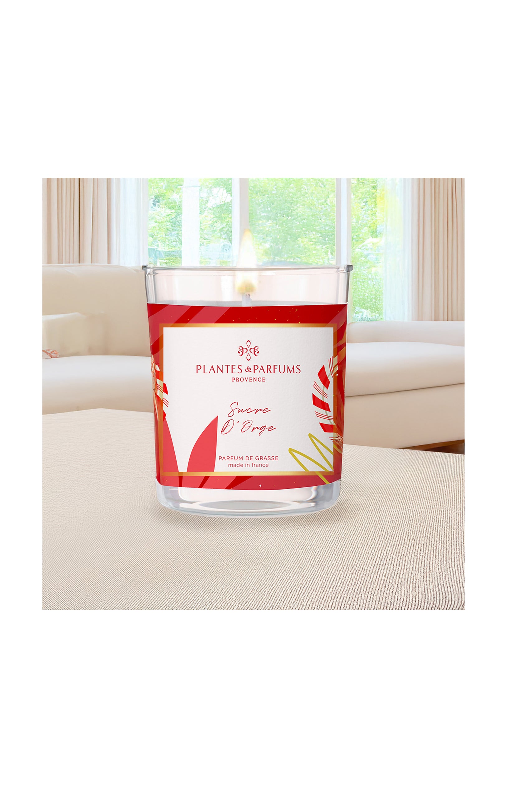 Bougie végétale parfumée - Sucre d’orge - 75 g