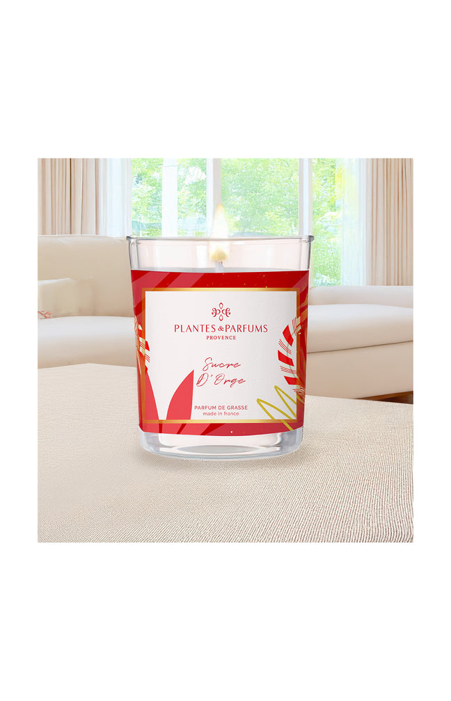 Bougie végétale parfumée - Sucre d’orge - 75 g