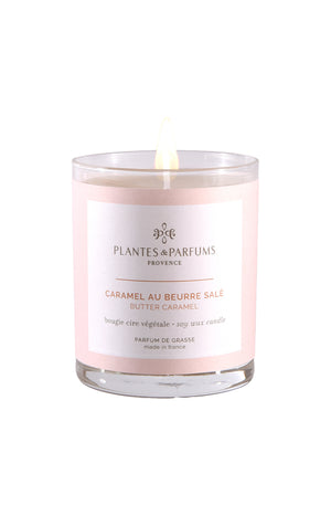 Bougie végétale parfumée - Caramel au beurre salé - 180 g