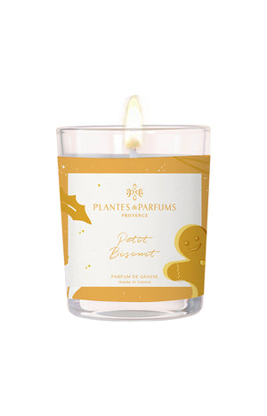 Bougie végétale parfumée - Petit biscuit - 75 g