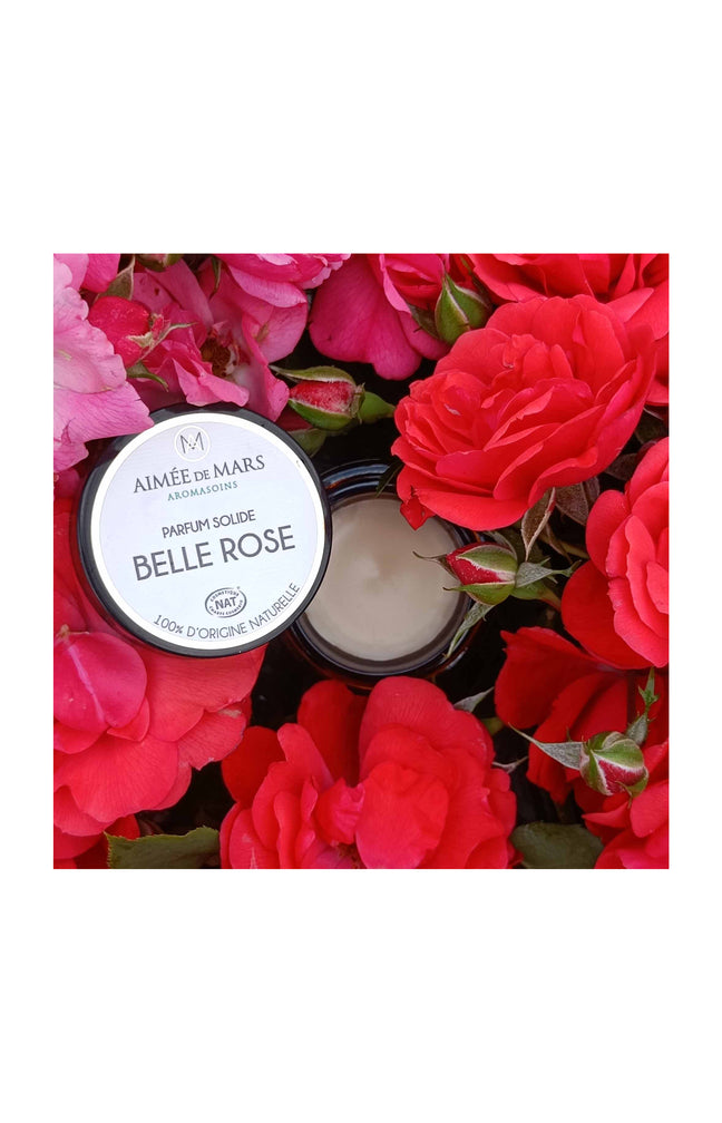 Parfum solide Belle Rose - Floral - 15 g