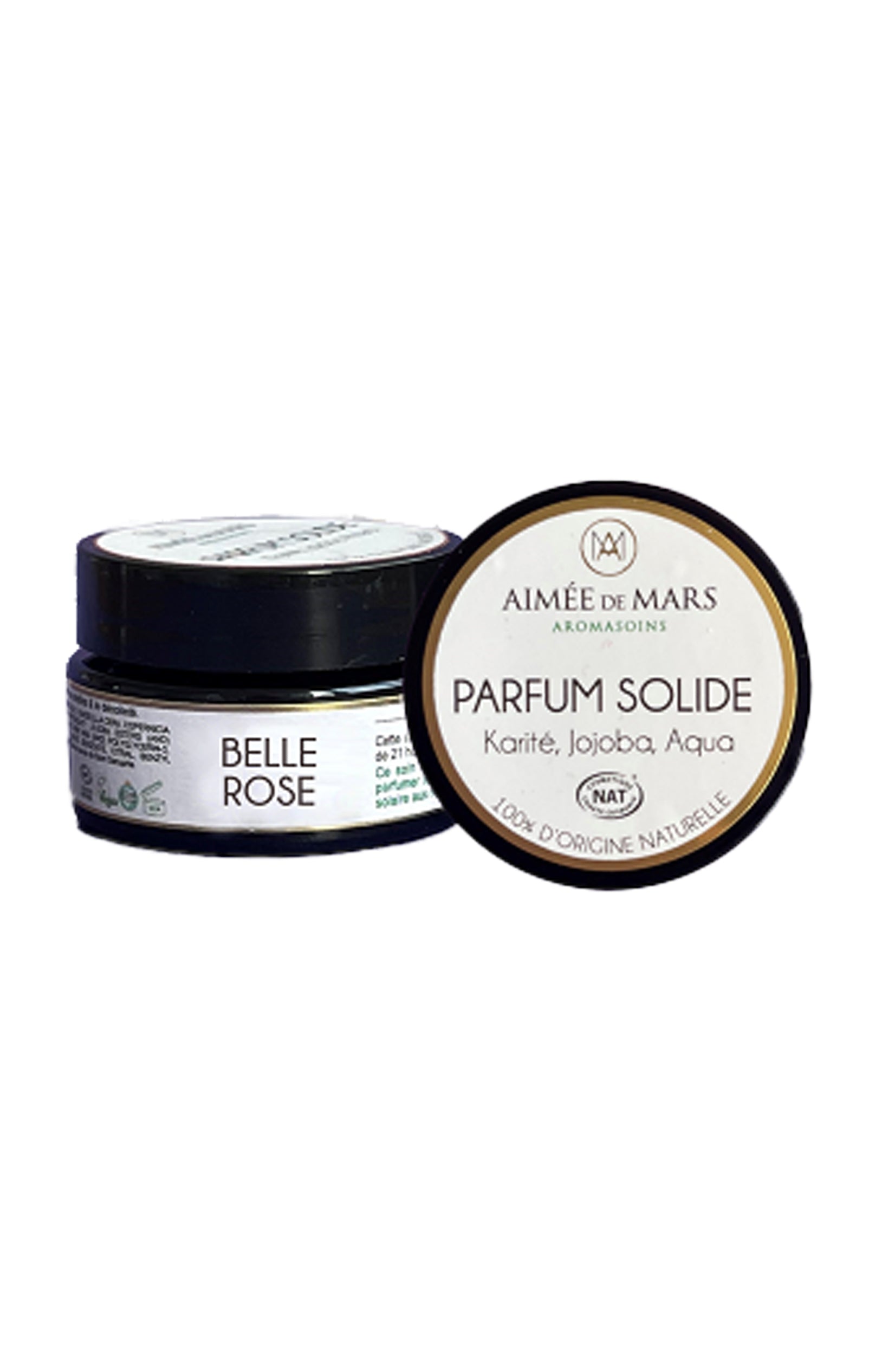 Parfum solide Belle Rose - Floral - 15 g