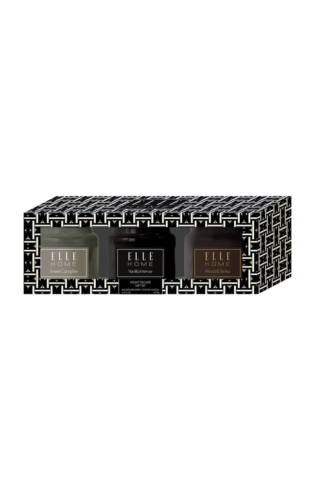 Coffret bougies - Night Escape - 3 x 70 g