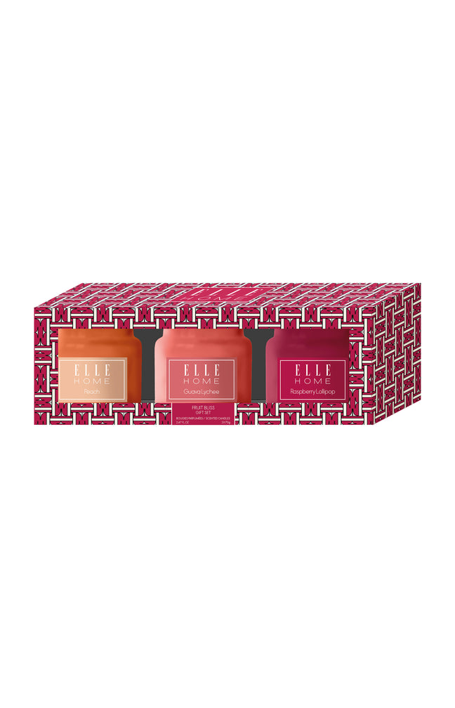 Coffret bougies - Fruit Bliss - 3 x 70 g