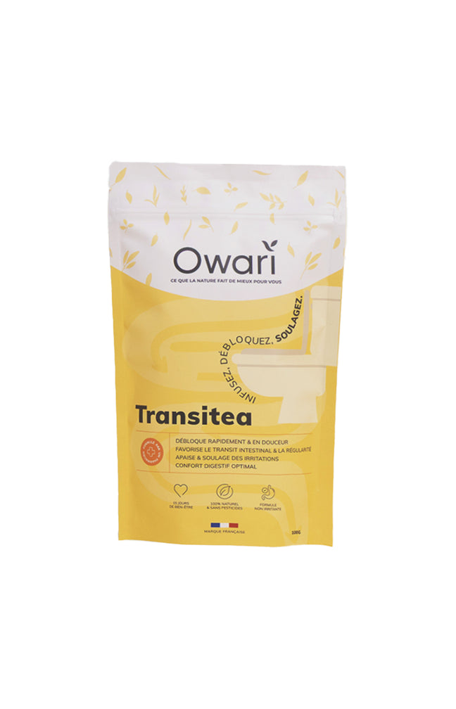 Infusion naturelle transit & digestion – Transitea – 15 jours