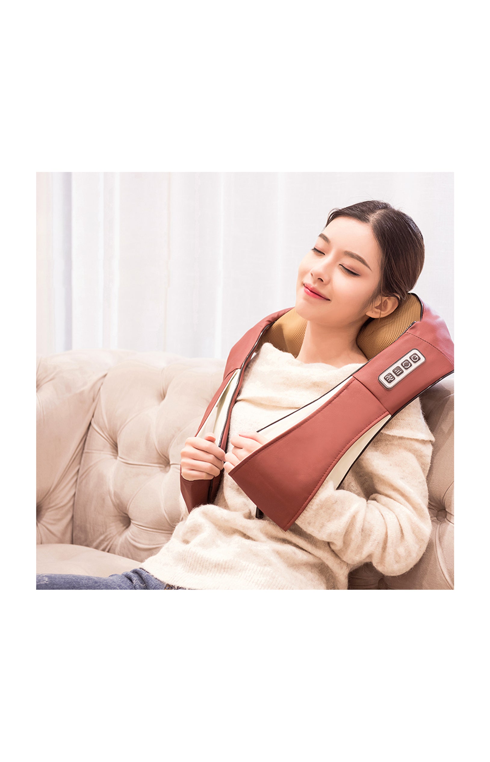 Masseur chauffant relaxant - Corps - Orange