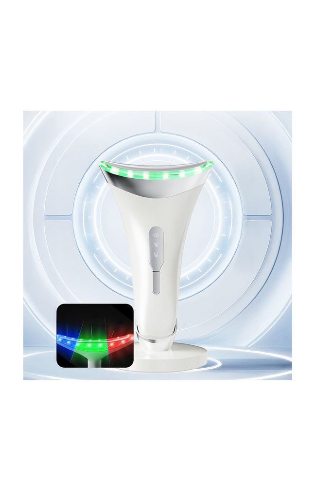 Appareil beauté LED & électrostimulation – Visage - Noir