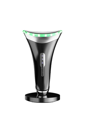 Appareil beauté LED & électrostimulation – Visage - Noir