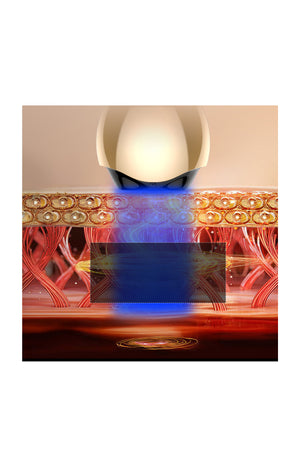 Appareil revitalisant - Visage - Doré