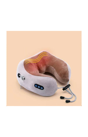 Oreiller cervical massant chauffant - Gris
