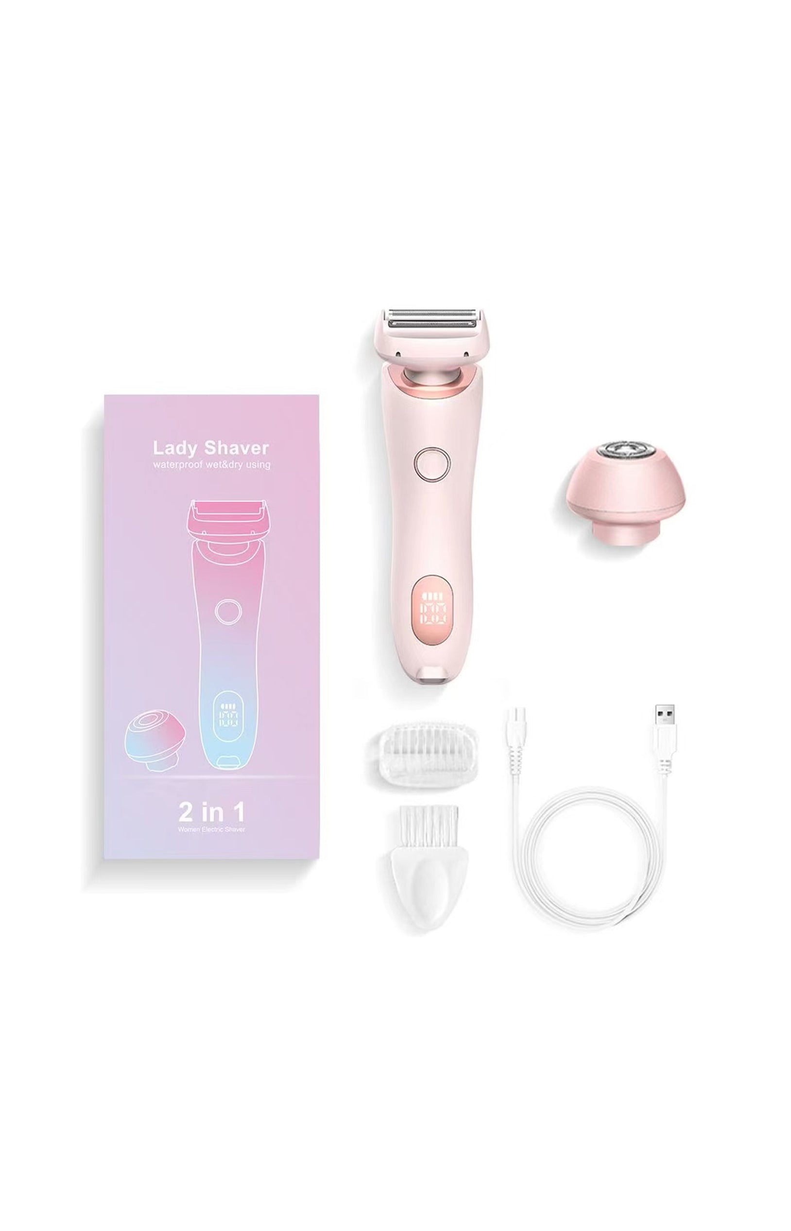 Épilateur 2-en-1 - Corps - Rose