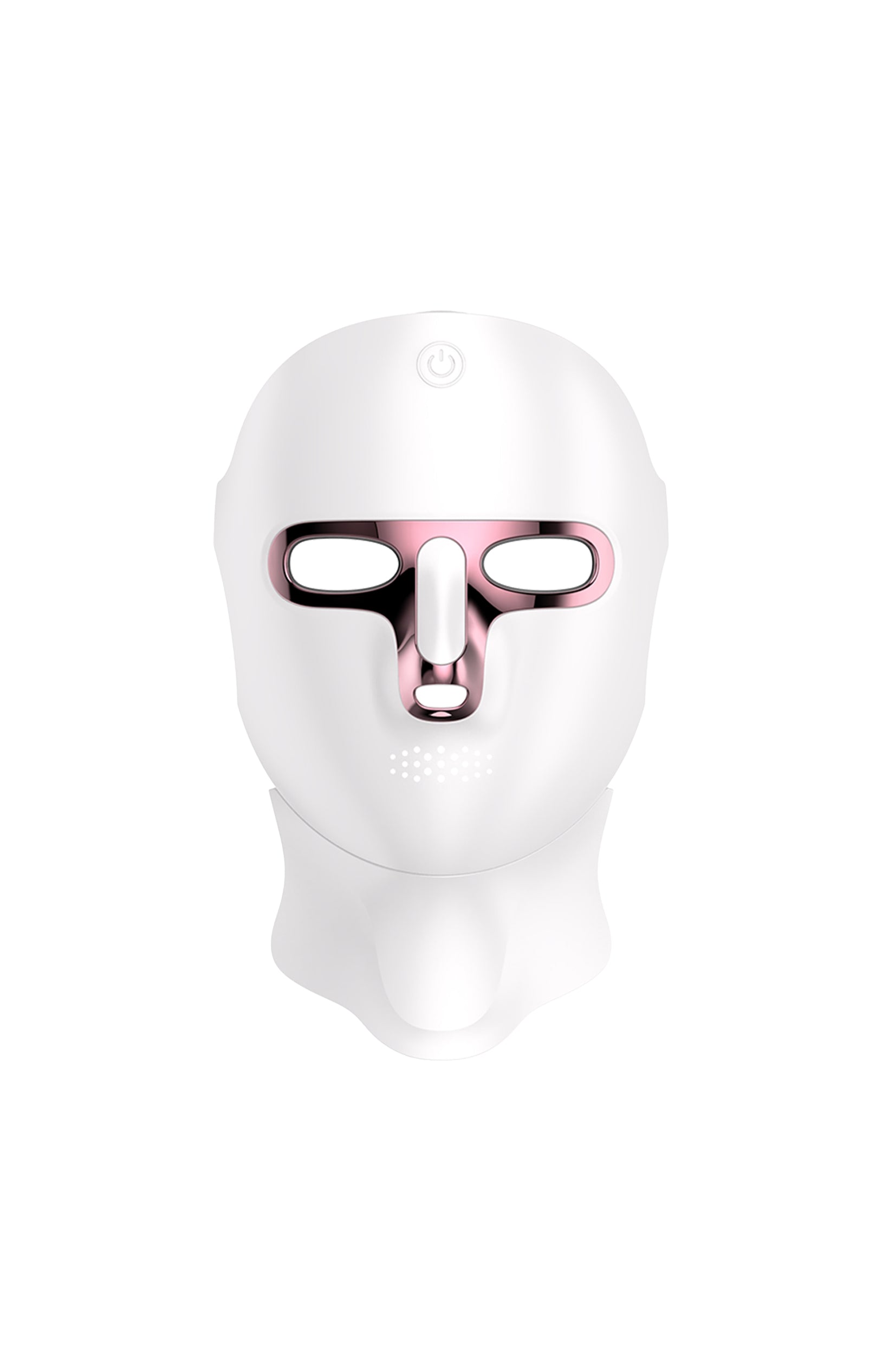 Masque LED sans fil - Visage & cou - Blanc