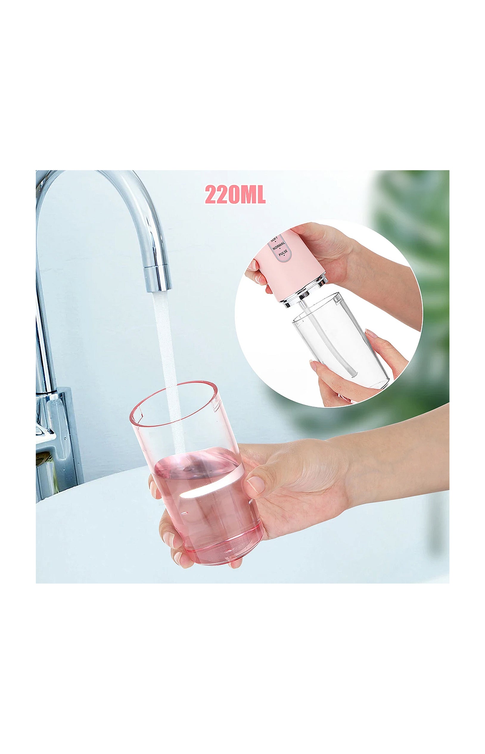 Hydropulseur buccal - Rose