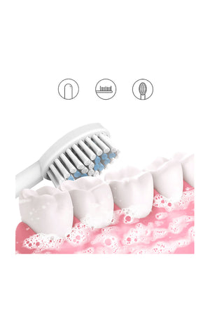 Brosse à dents électrique rechargeable - Blanc