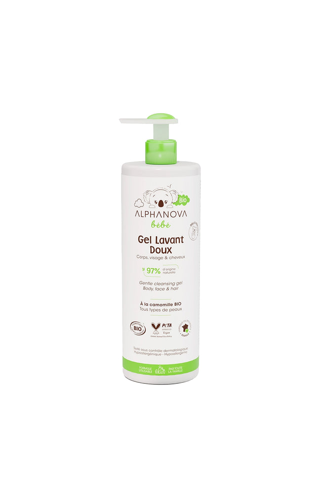 Gel lavant bio - Corps, visage & cheveux - Bébé