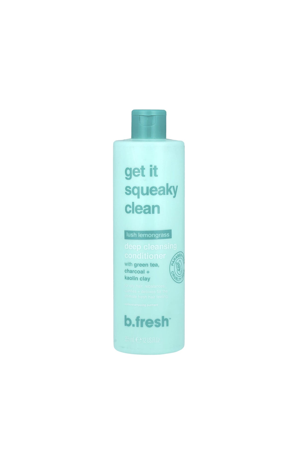 Après-shampoing detox - Thé vert & charbon - 355 ml