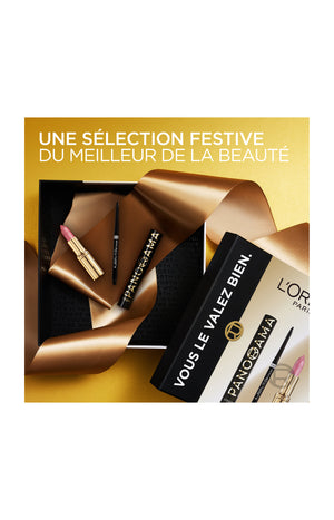 Coffret mascara, eyeliner & rouge à lèvres - 3 produits