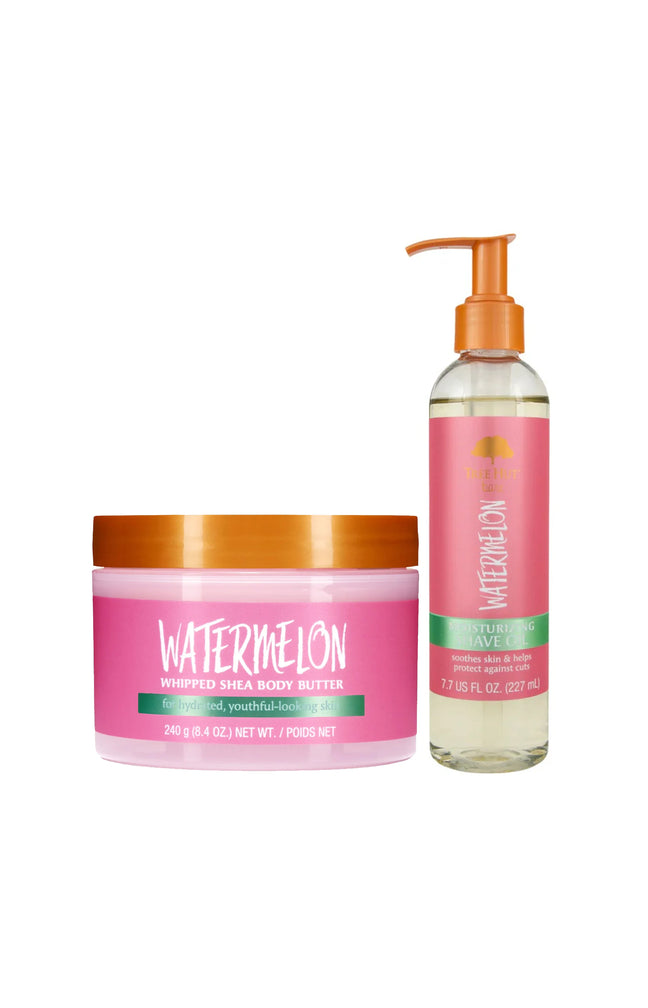 Huile de rasage & beurre corporel - Pastèque - 2 produits