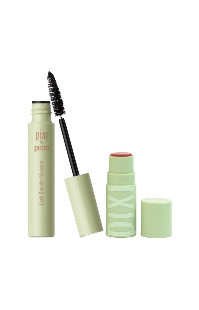 Mascara allongeant & baume à lèvres - Black & Rosette