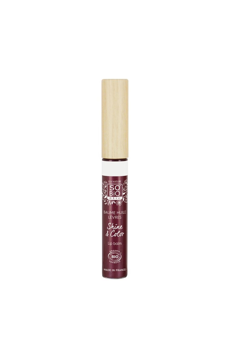 Huile à lèvres hydratante bio - Shine & Color